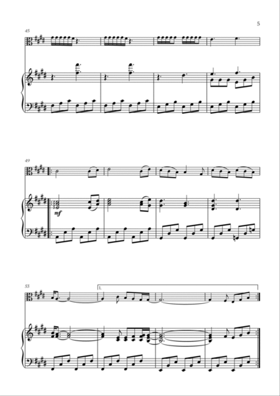 Golden Hour Viola scores gallery preview page 5