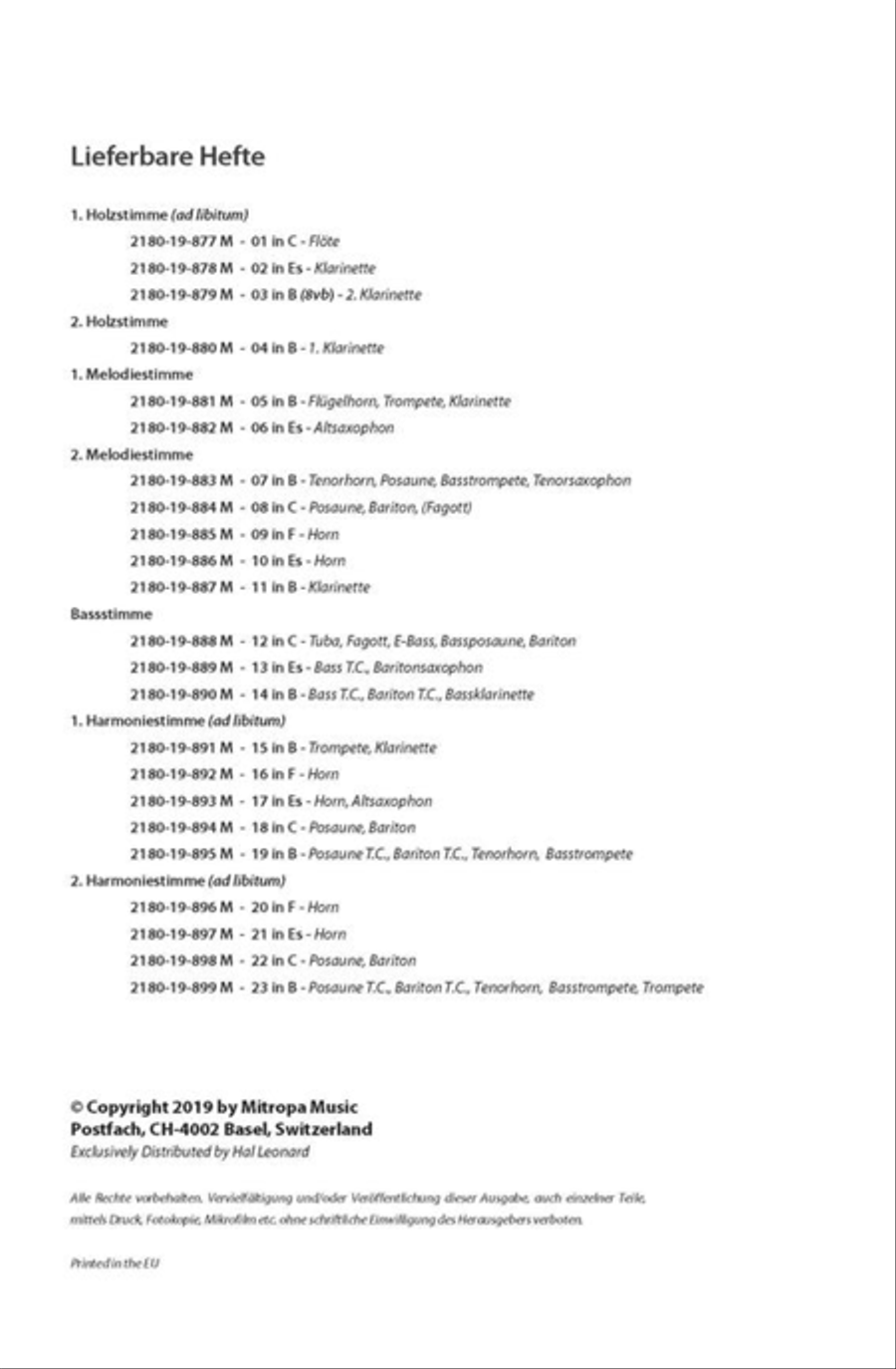 Klostermanns Wirtshausmusik Brass Band scores gallery preview page 2