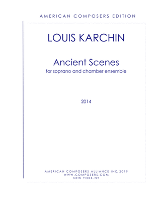 [Karchin] Ancient Scenes