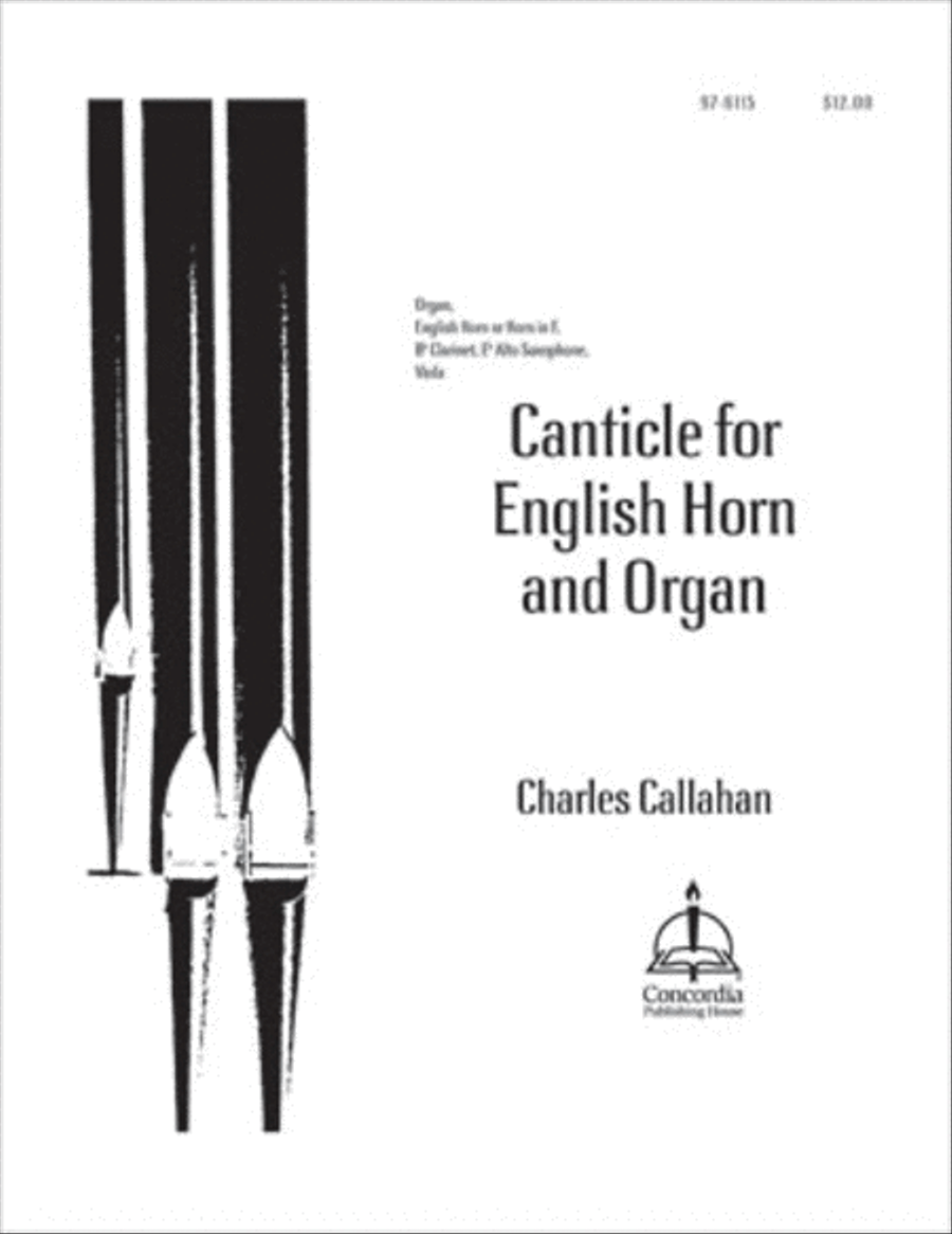 Canticle for English Horn and Organ English Horn scores gallery preview page 1
