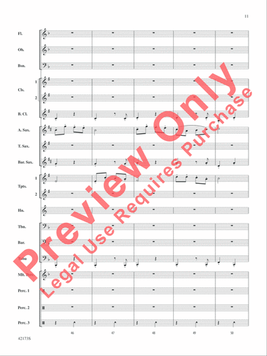 Jingle Band! Concert Band scores gallery preview page 12