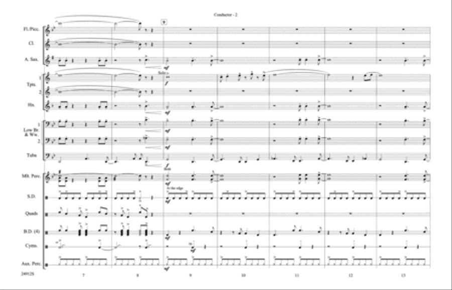 Fiesta Bahia Marching Band scores gallery preview page 3