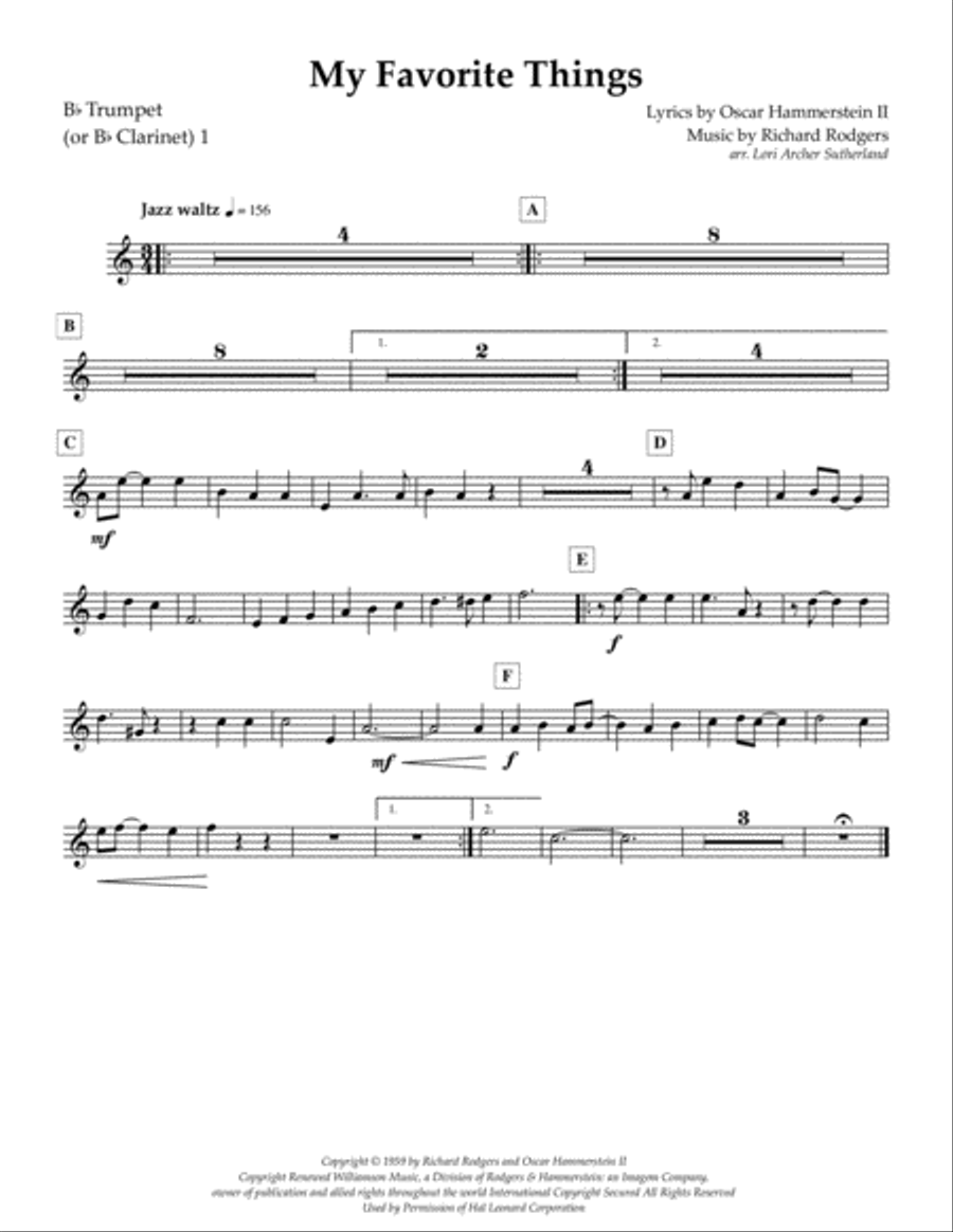 My Favorite Things My Favorite Things Jazz Ensemble scores gallery preview page 4