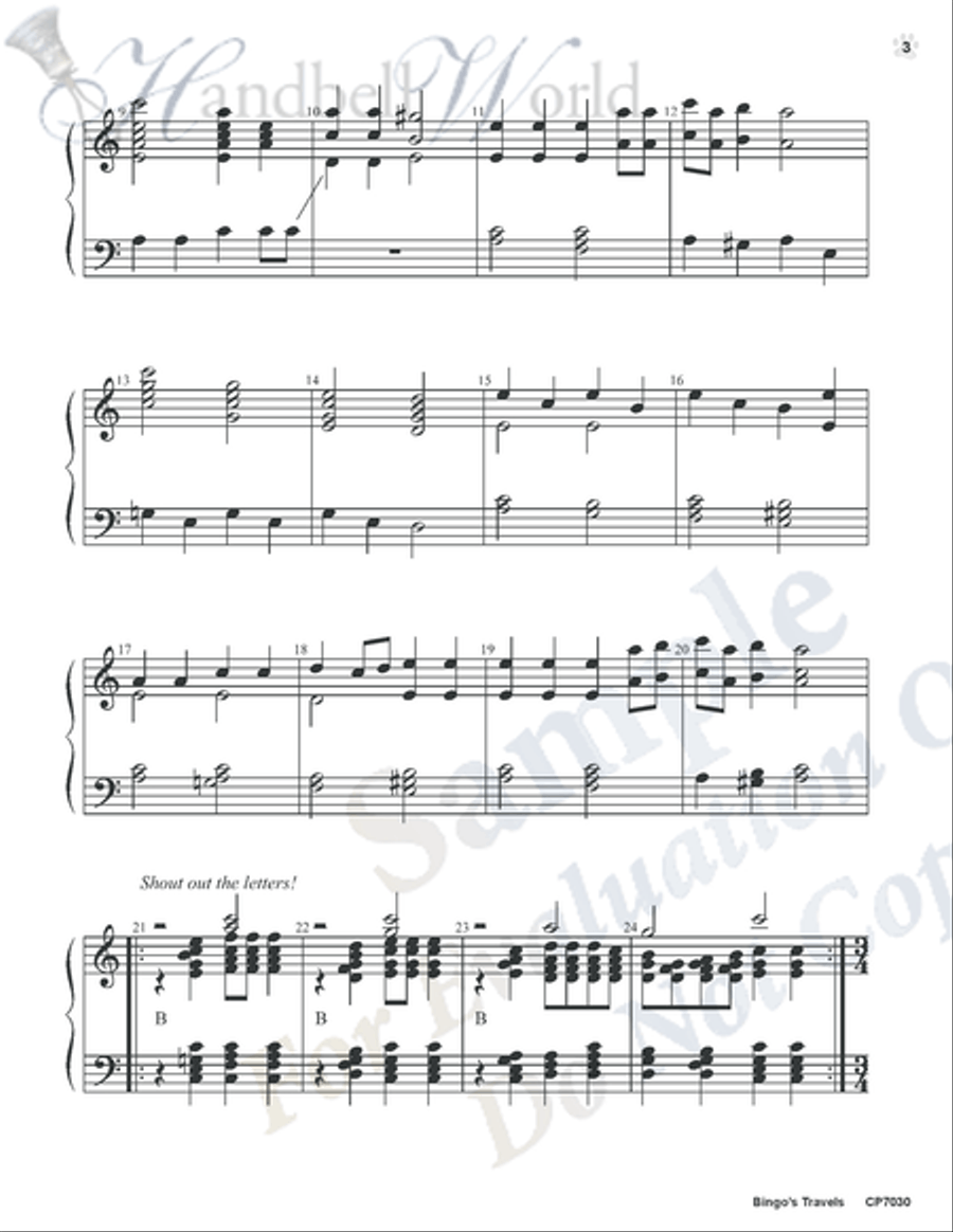 Bingo's Travels 3-Octaves scores gallery preview page 6