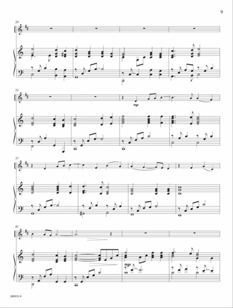 Rejoice Rejoice Trumpet Solo scores gallery preview page 6