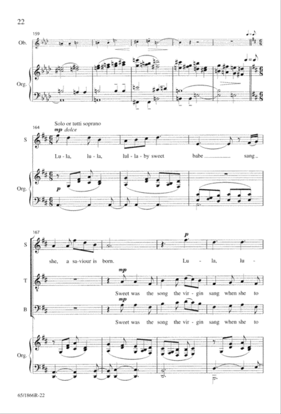 How Sweet the Sound 4-Part scores gallery preview page 24