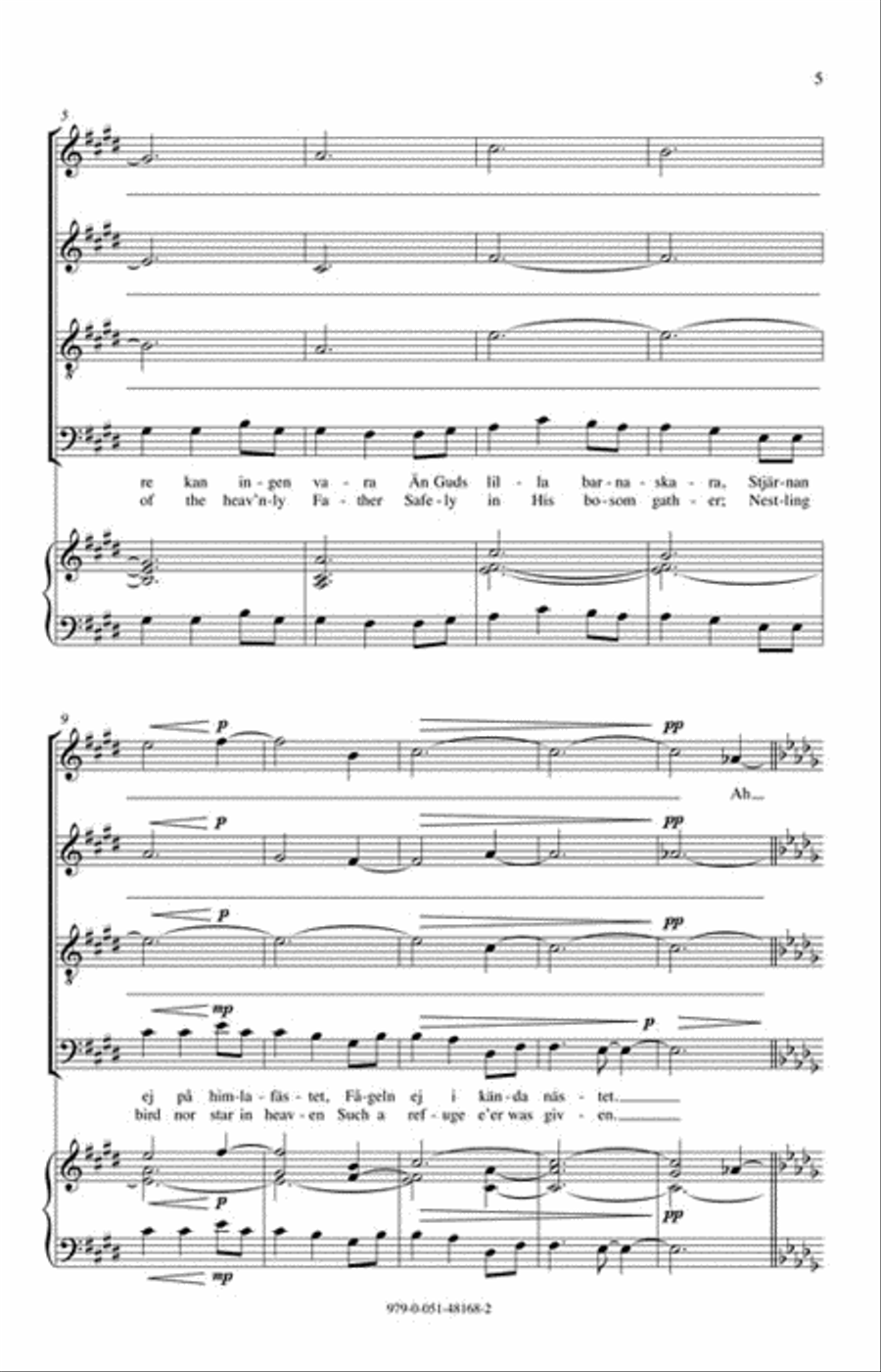 Children of the Heavenly Father 4-Part scores gallery preview page 3