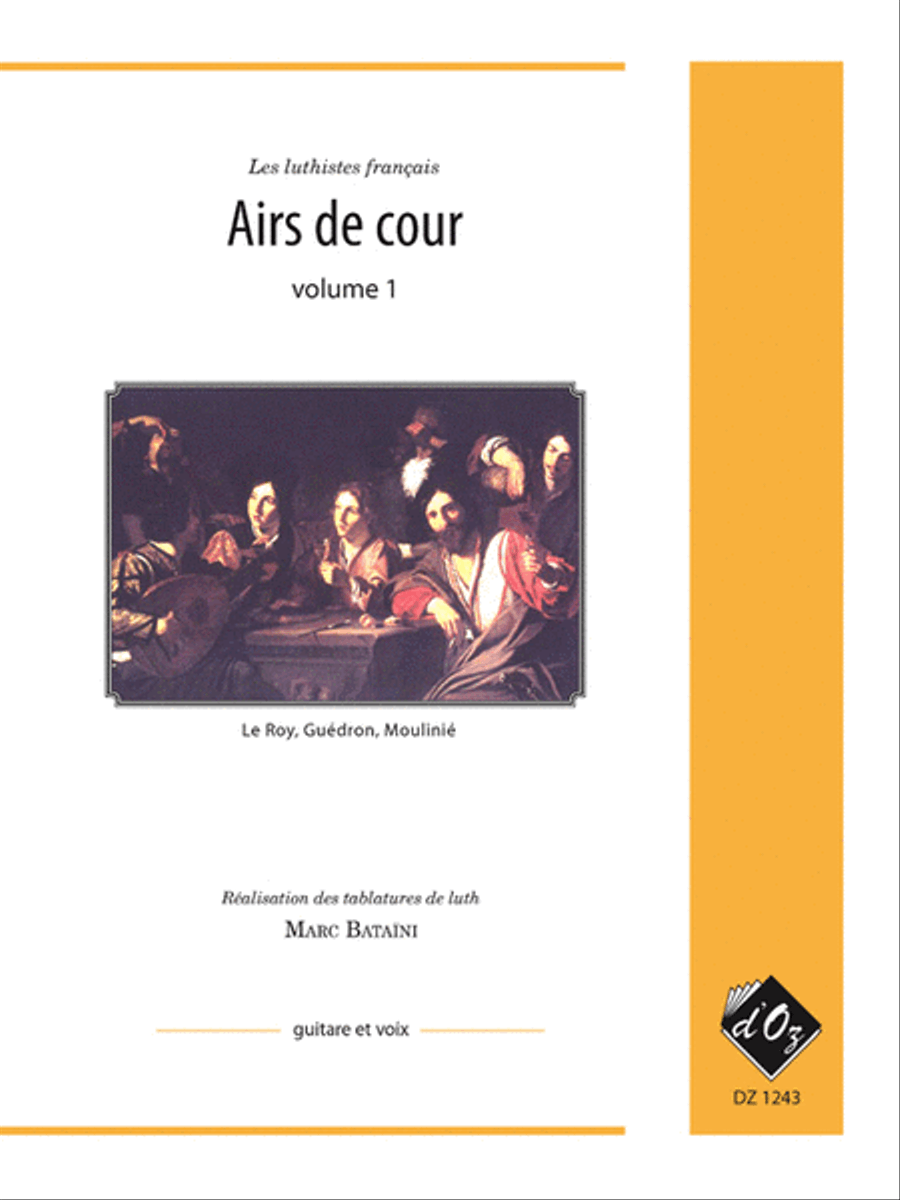 Airs de cour, vol. 1 Classical Guitar scores gallery preview page 1
