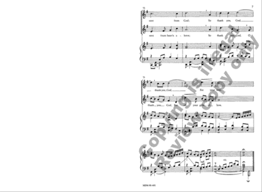 All Good Gifts Unison Choir scores gallery preview page 7
