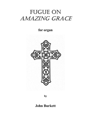 Book cover for Fugue on Amazing Grace