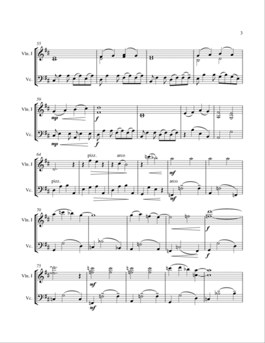 The Way You Look Tonight String Duet scores gallery preview page 6