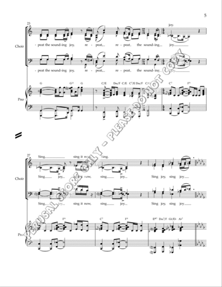 Joy To The World Joy To The World SSAA scores gallery preview page 5
