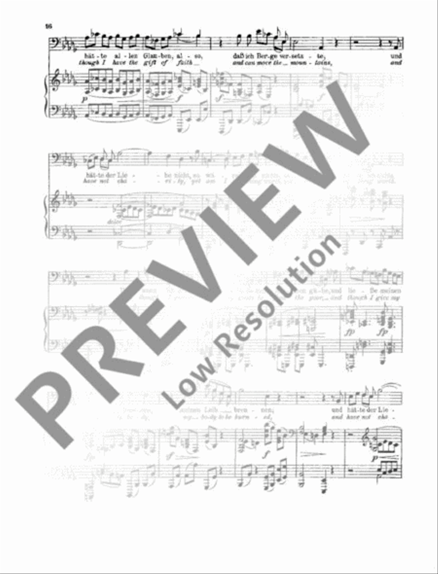 4 ernste Gesänge Bass Voice scores gallery preview page 17