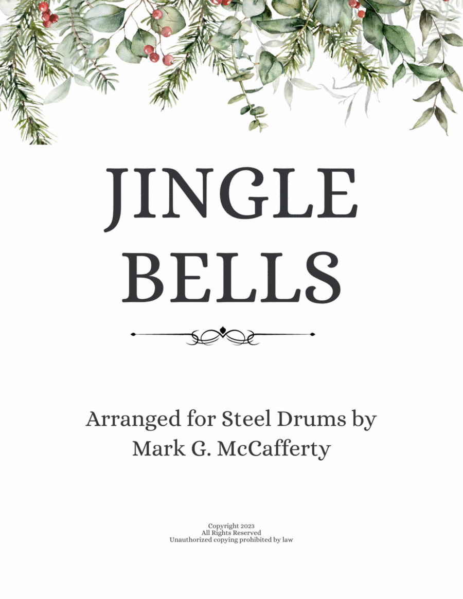 Jingle Bells for Steel Drums Steel Drum Band scores gallery preview page 1