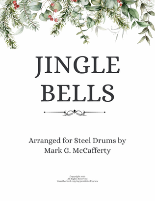 Book cover for Jingle Bells for Steel Drums