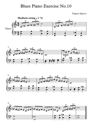 Blues Piano Exercise No.10