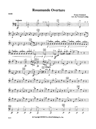Rosamunde Overture, Opus 26: String Bass
