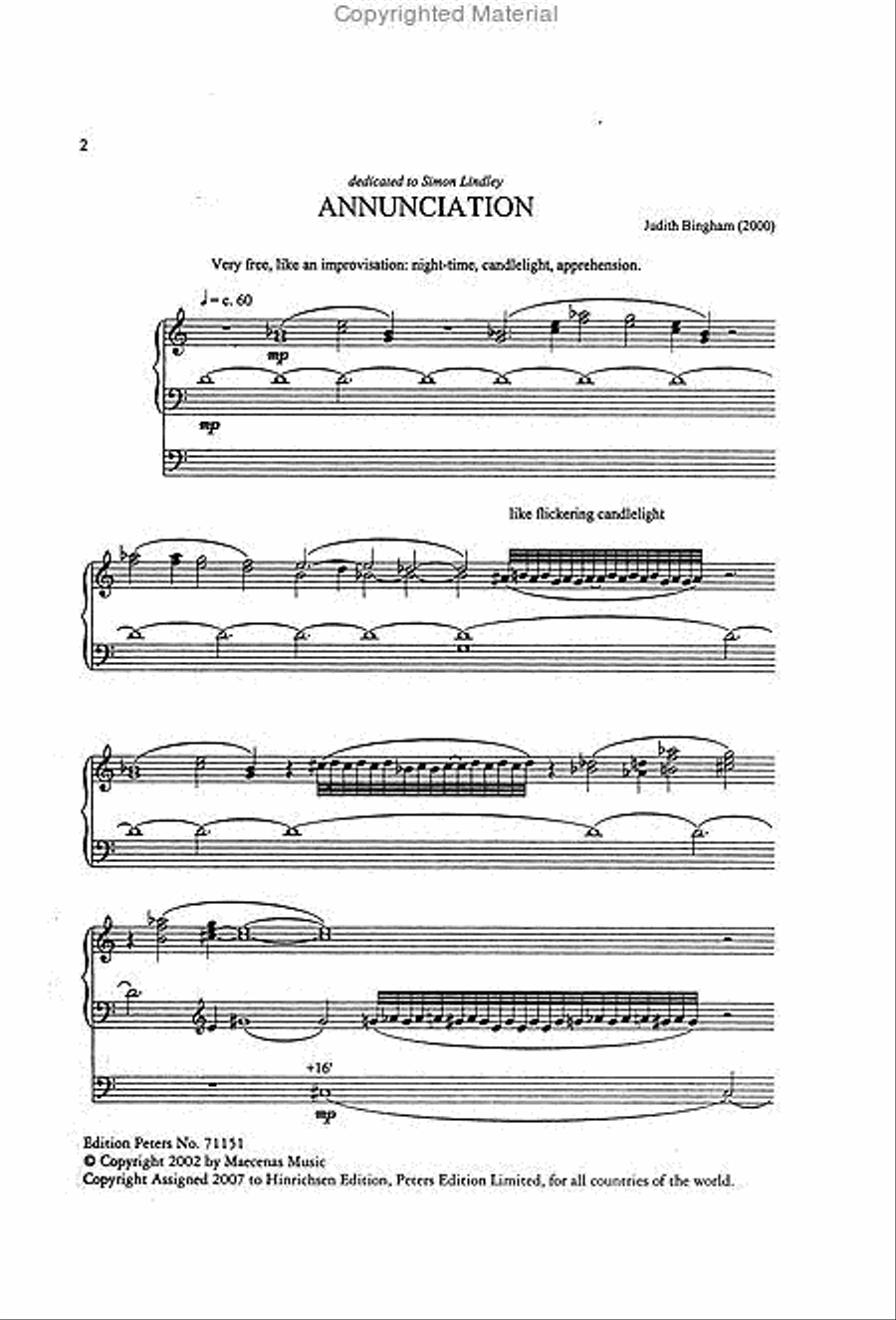 Annunciation Annunciation Organ scores gallery preview page 2
