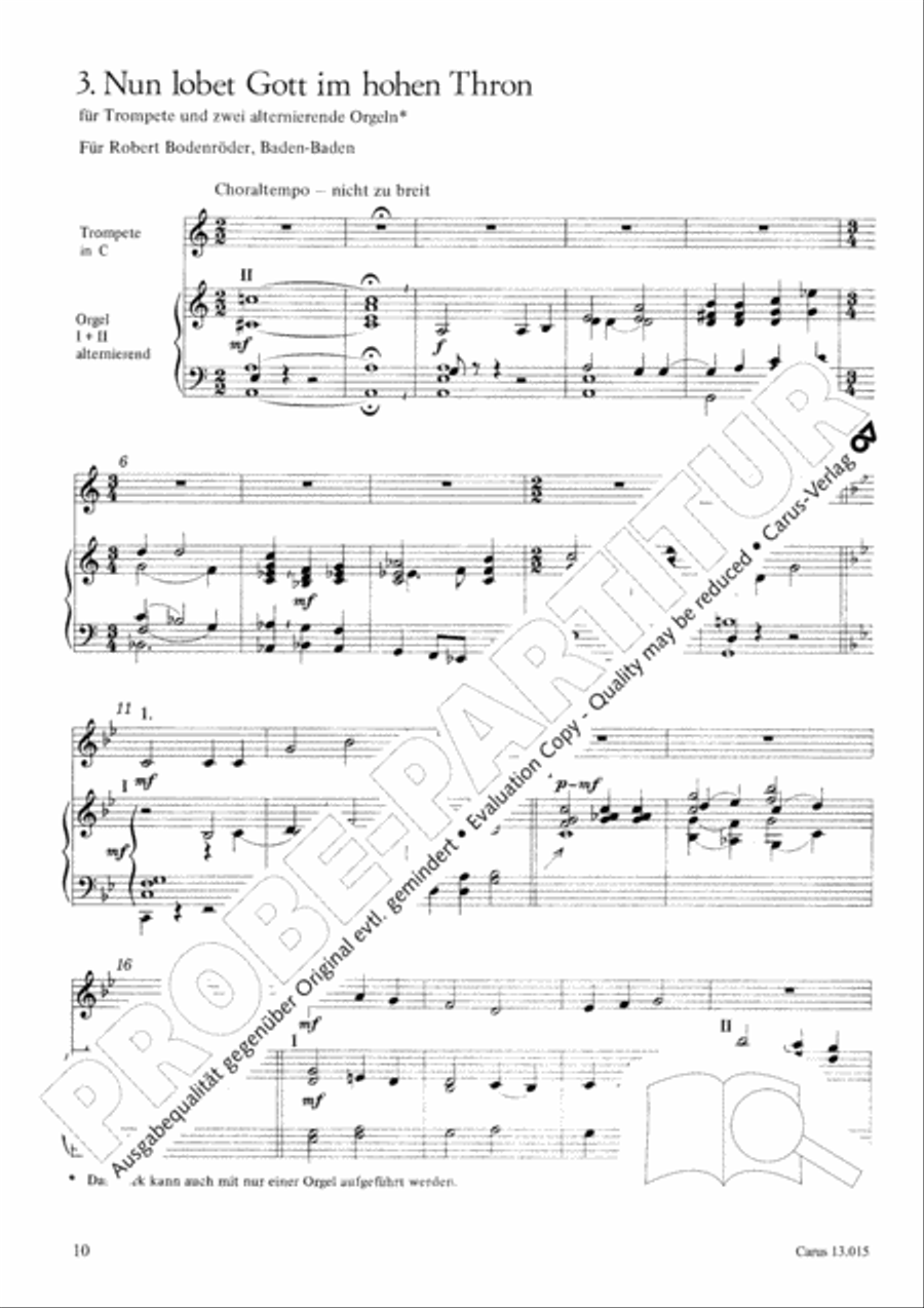 Schilling: Three Chorale Preludes Score scores gallery preview page 11