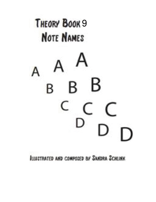 Theory Book 9 Note Names