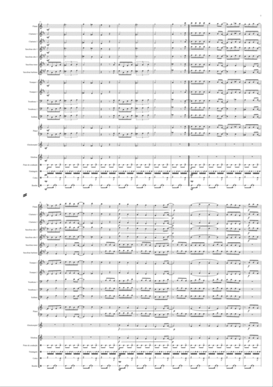 Qui Nem Jiló - Luis Gonzaga Large Ensemble scores gallery preview page 3