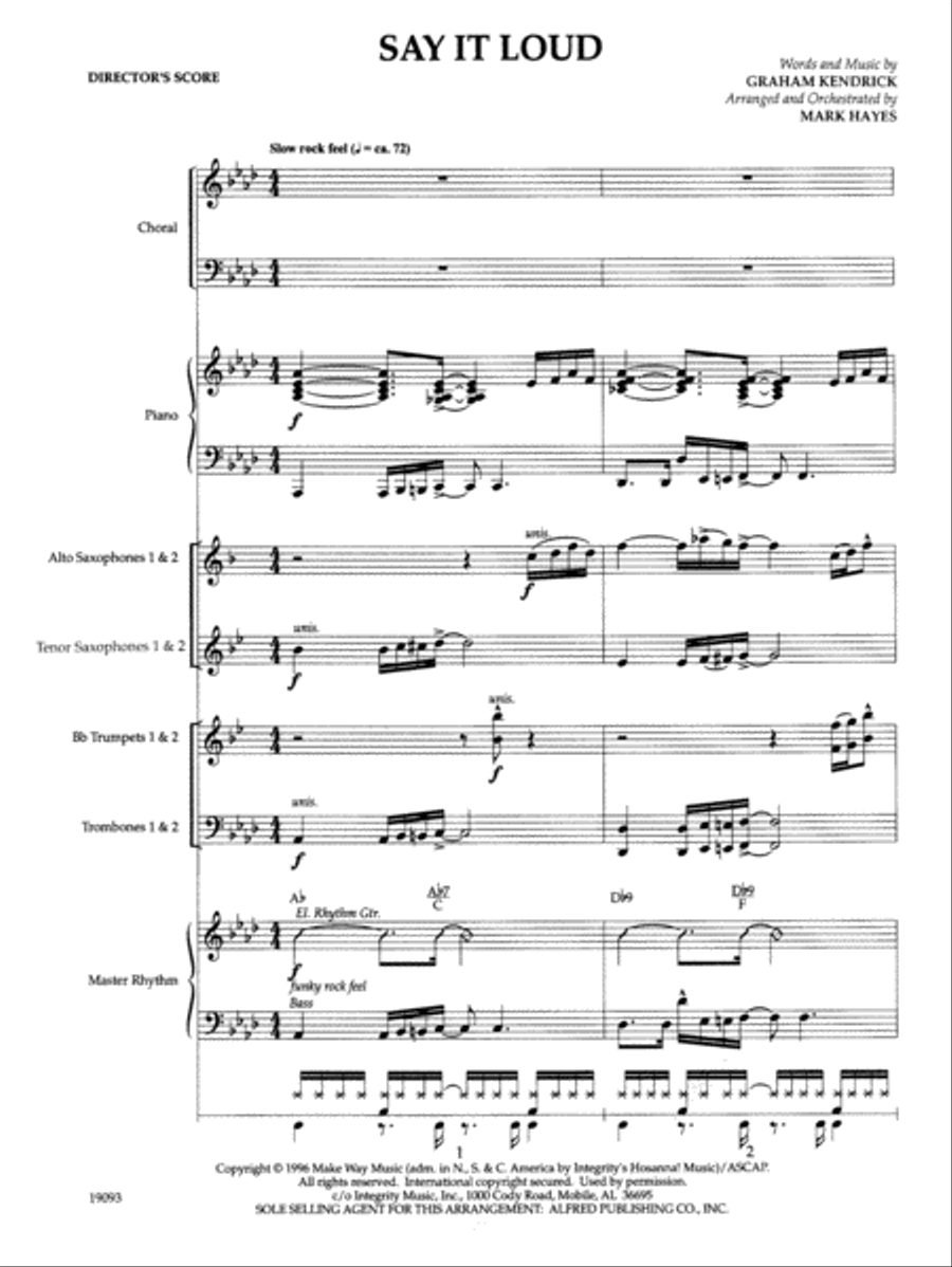 Say It Loud Say It Loud Choir scores gallery preview page 4