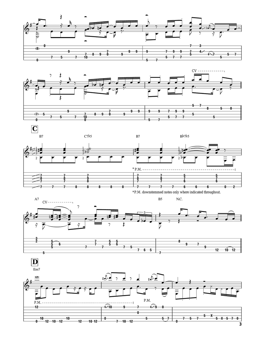 Superstition Electric Guitar scores gallery preview page 3
