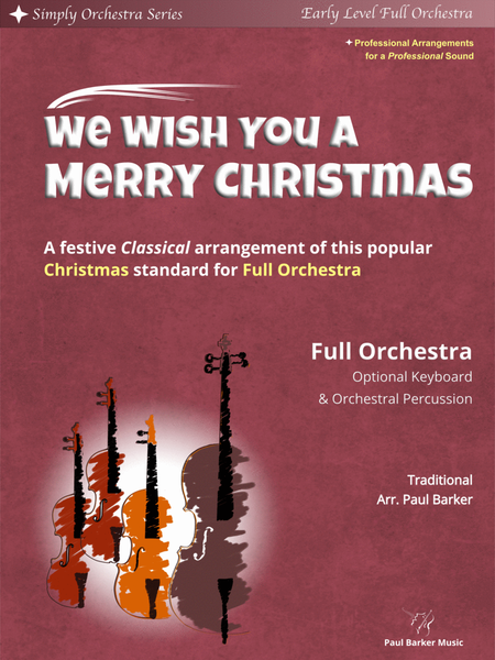 We Wish You A Merry Christmas (Full Orchestra) image number null