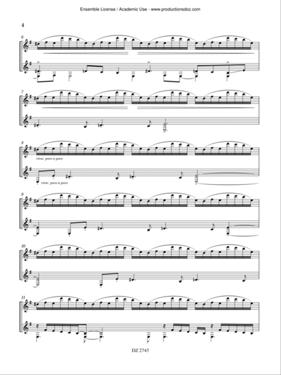 Automne à Paris Automne à Paris Classical Guitar scores gallery preview page 4