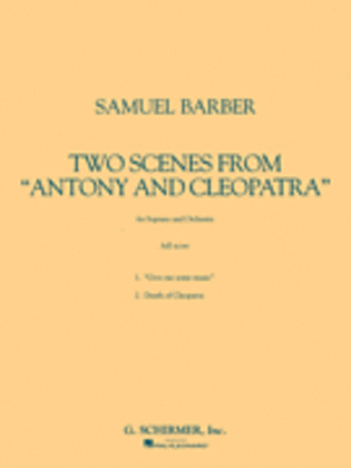 Book cover for Two Scenes from Antony and Cleopatra