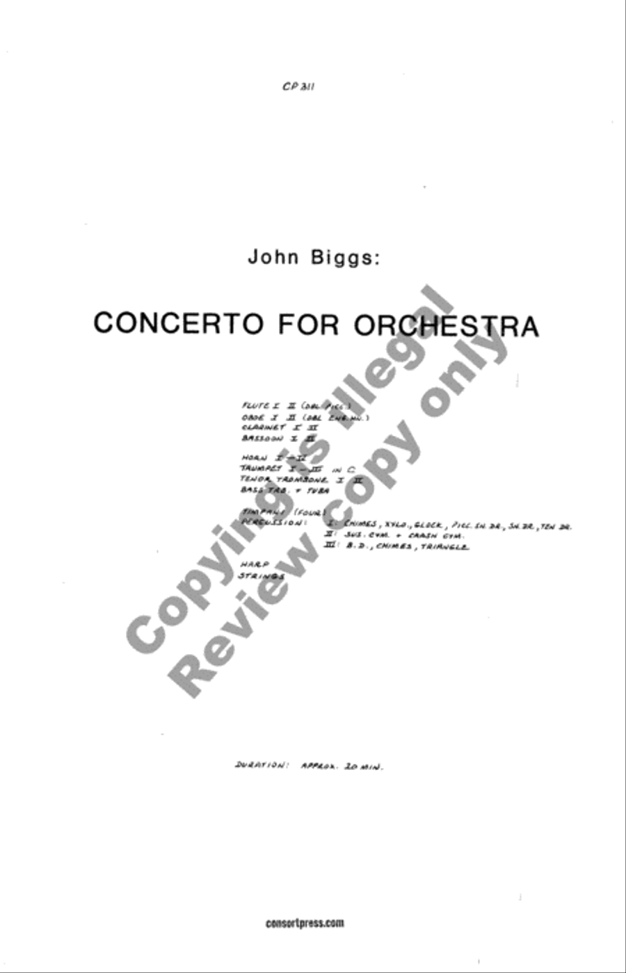 Concerto for Orchestra Full Orchestra scores gallery preview page 79