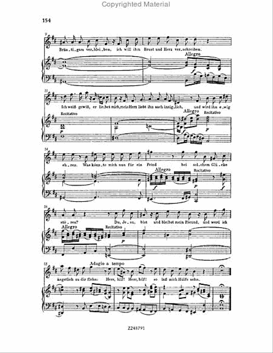 Christmas Oratorio, BWV 248 Choir scores gallery preview page 153