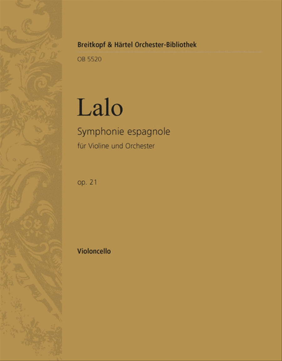 Symphonie espagnole Op. 21 Orchestra scores gallery preview page 1