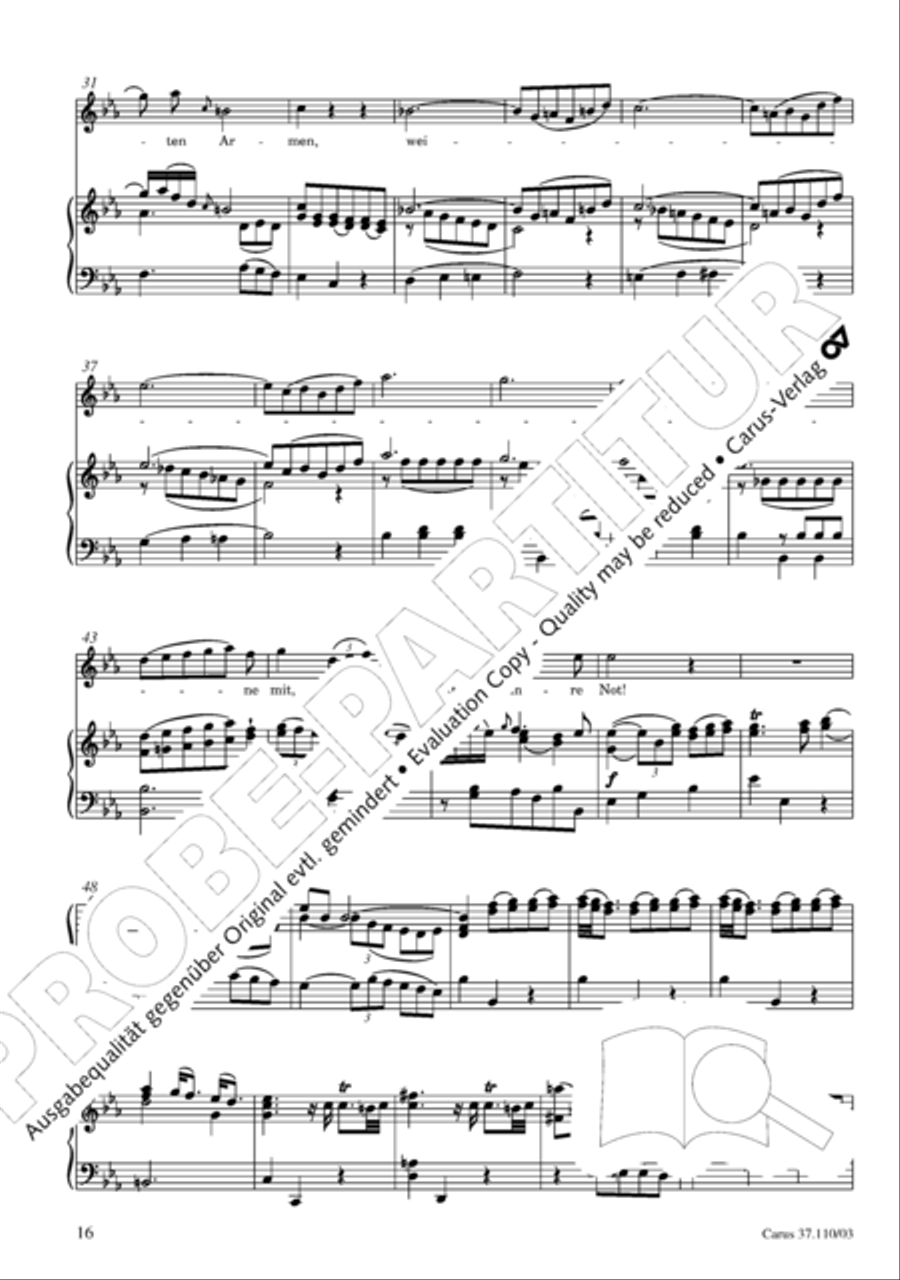 Markuspassion. Werkausgabe Reihe 1, Bd. 7 (Homilius) 4-Part scores gallery preview page 23