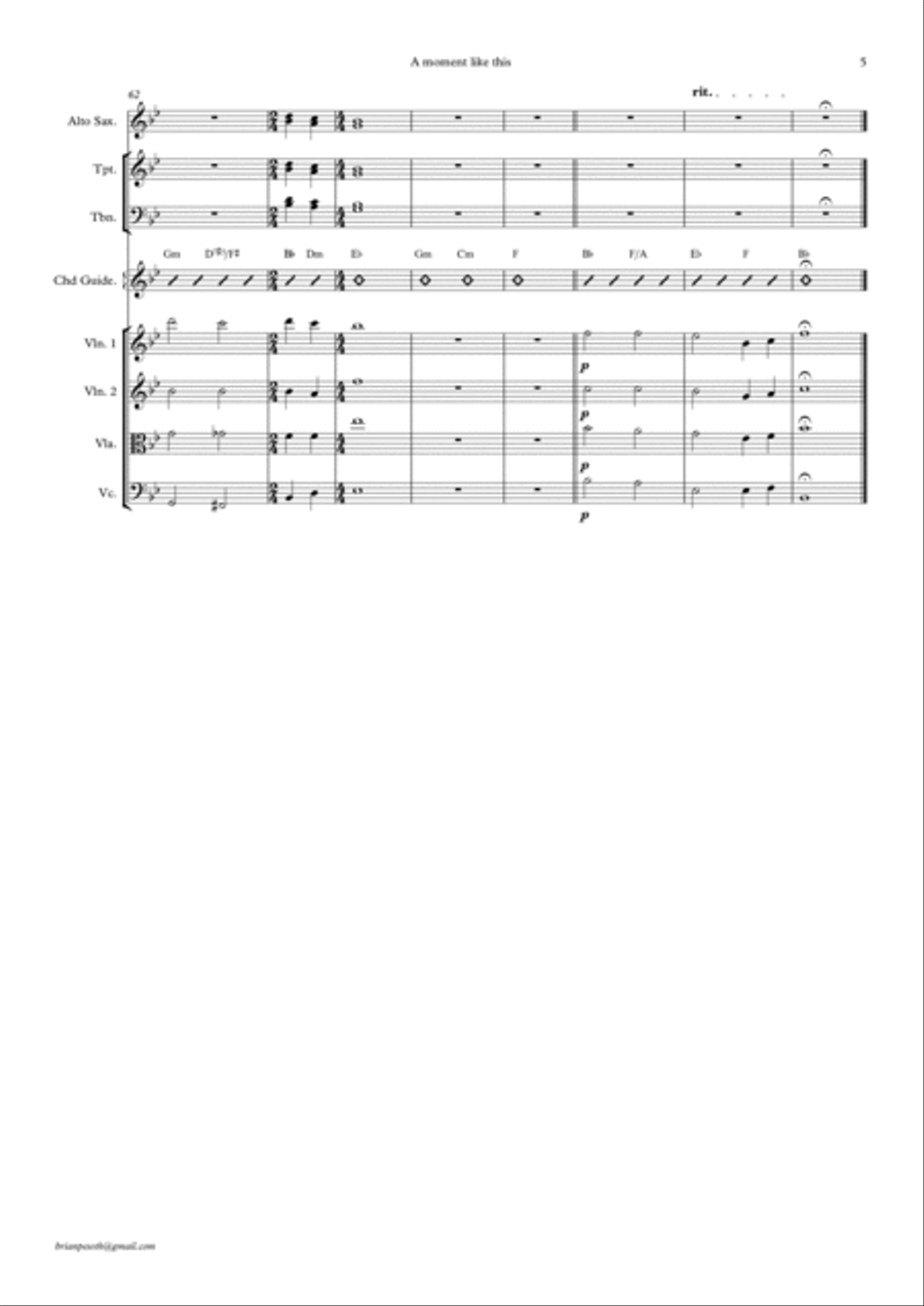 A Moment Like This A Moment Like This Small Ensemble scores gallery preview page 5