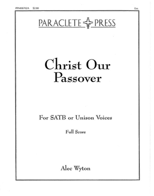 Book cover for Christ Our Passover - Full Score