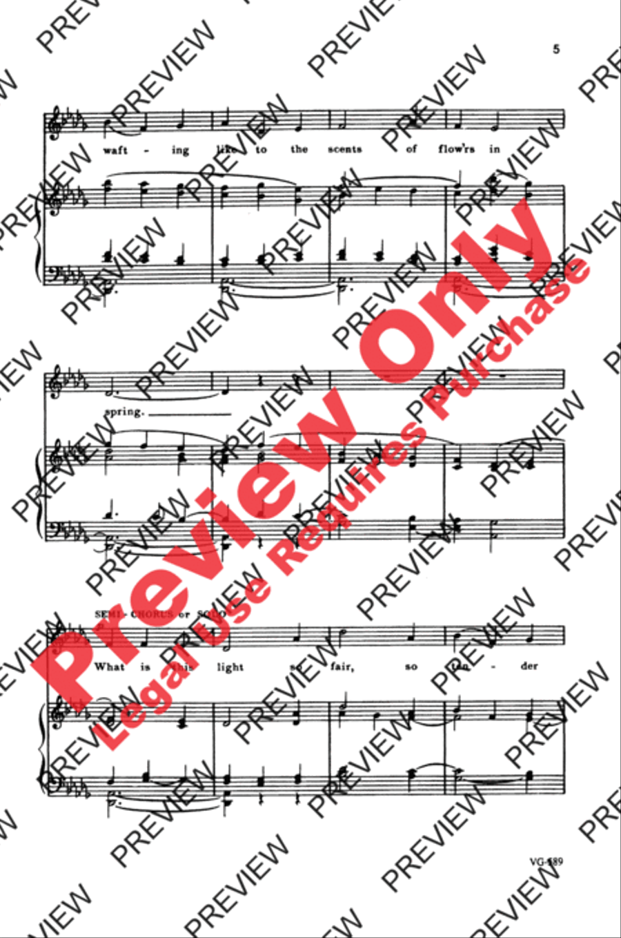 What Is This Lovely Fragrance? 4-Part scores gallery preview page 12