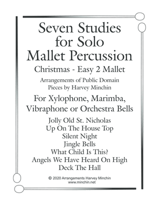 Seven Studies for Solo Mallet Percussion Christmas