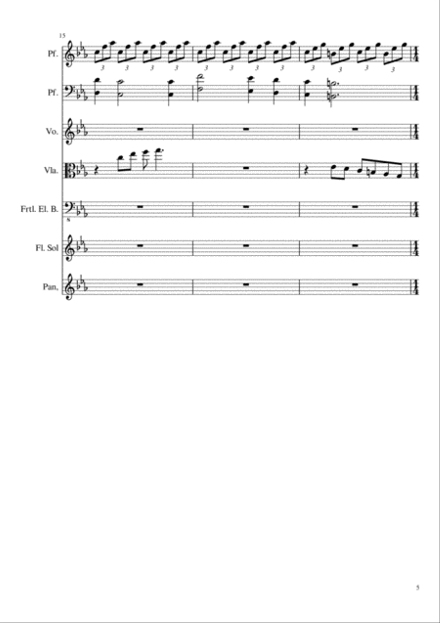 Danza nel tempo Large Ensemble scores gallery preview page 5