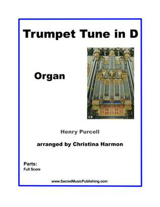 Book cover for Purcell -Trumpet Tune in D - Organ