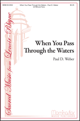 Book cover for When You Pass Through The Waters