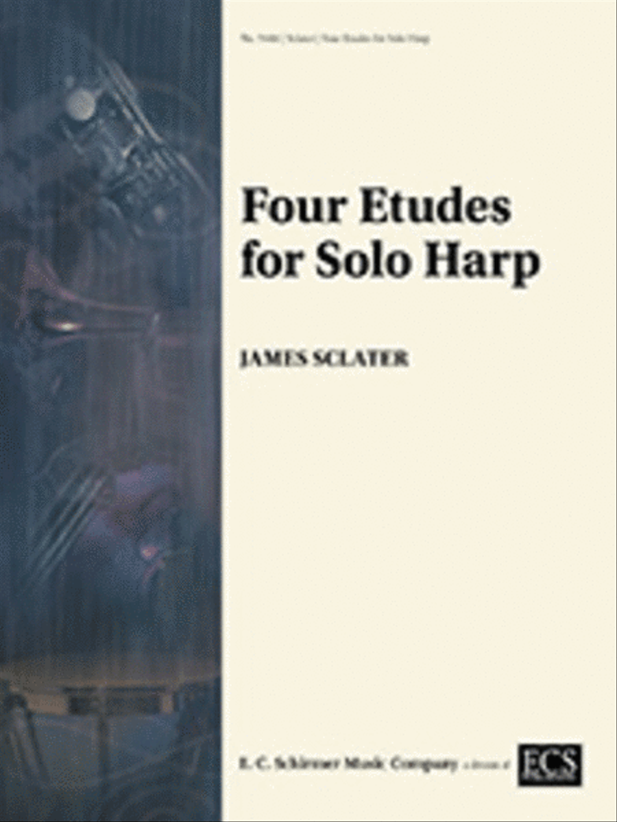 Four Etudes for Solo Harp Harp scores gallery preview page 1