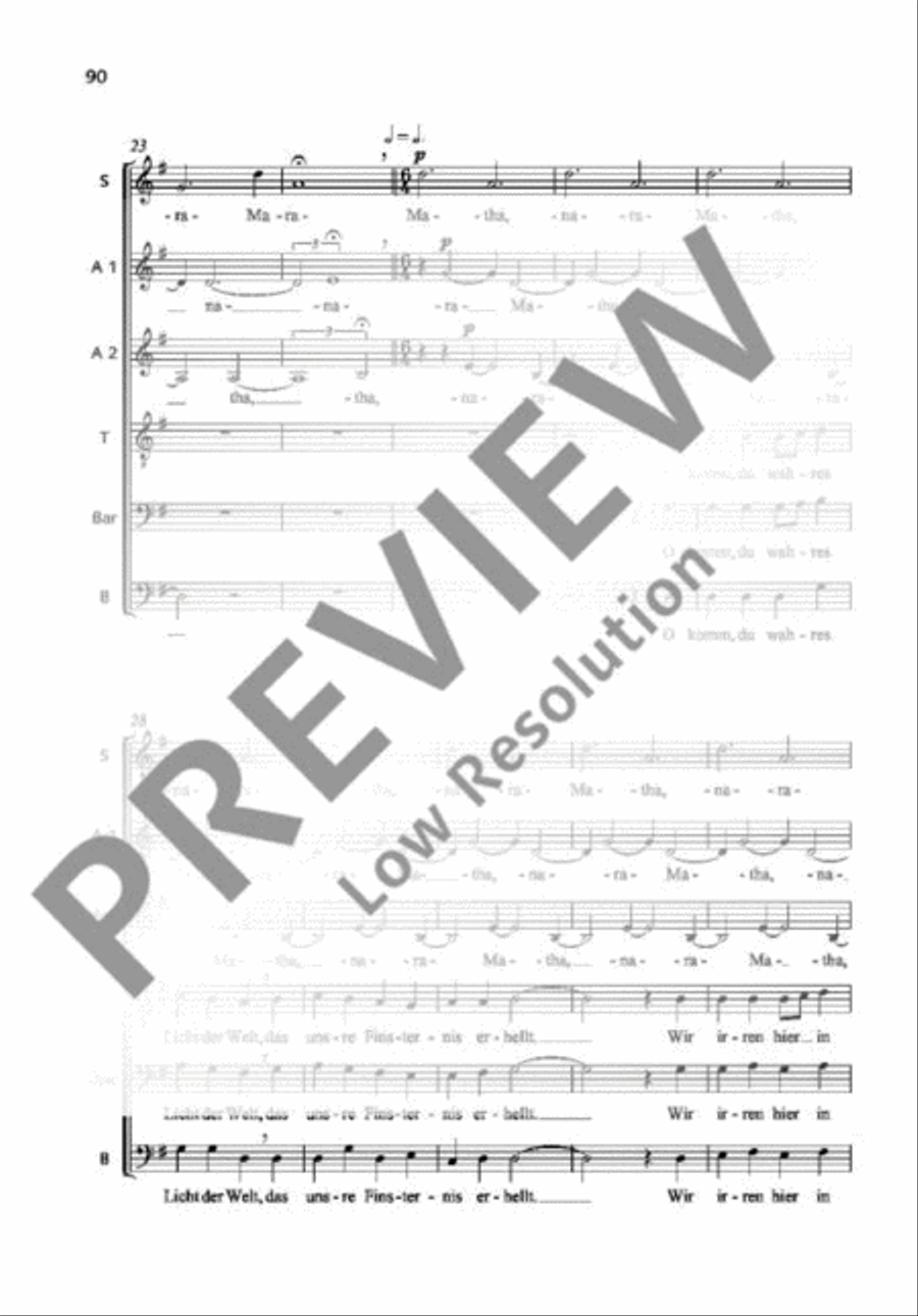 O komm, o komm, Immanuel Mixed Choir scores gallery preview page 4