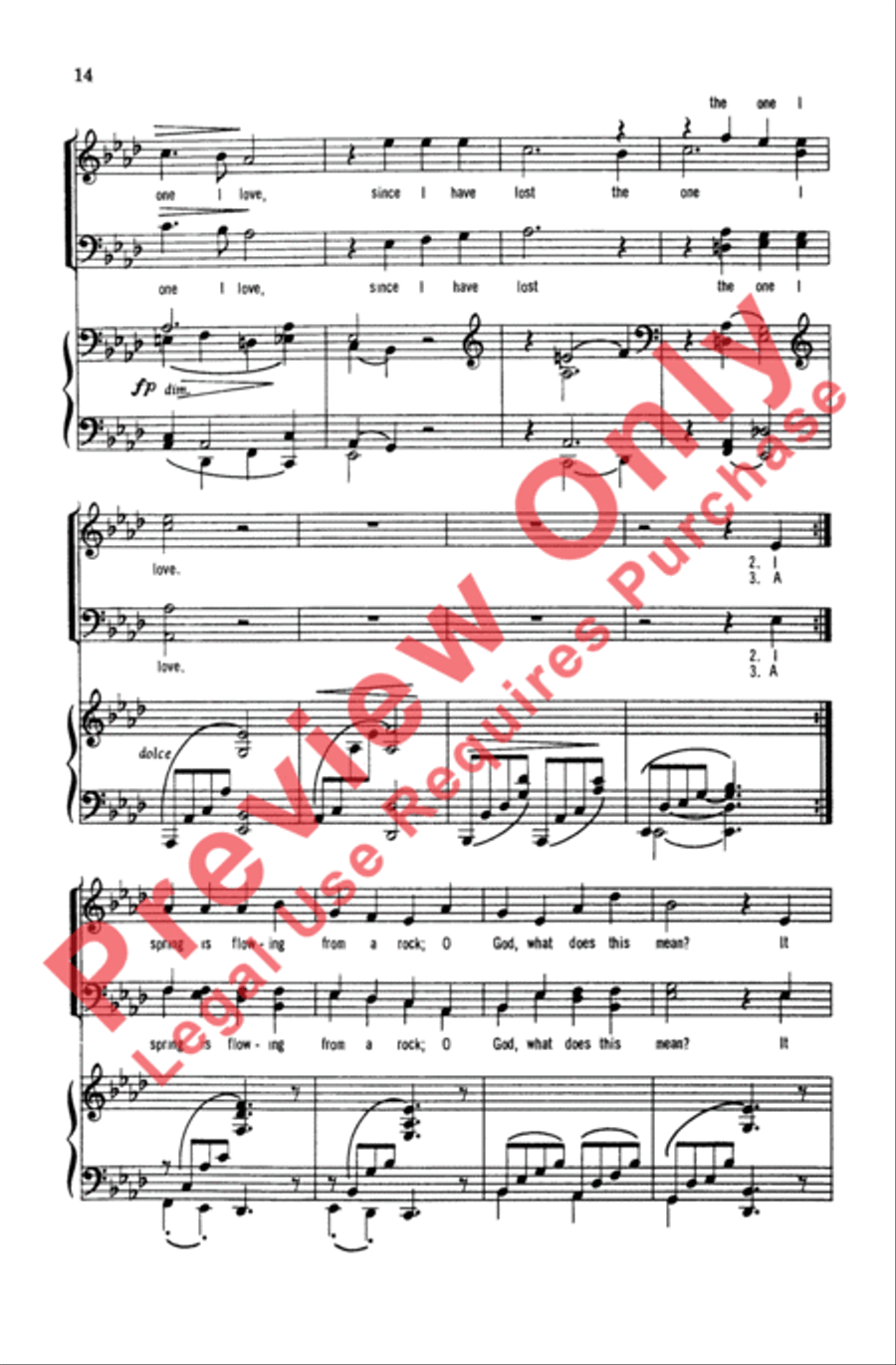 Five German Folk Songs Five German Folk Songs Men's Choir scores gallery preview page 14