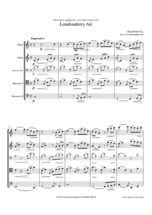 Londonderry Air - Flute, Oboe, Bassoon, Bass Clarinet or Bassoon 2