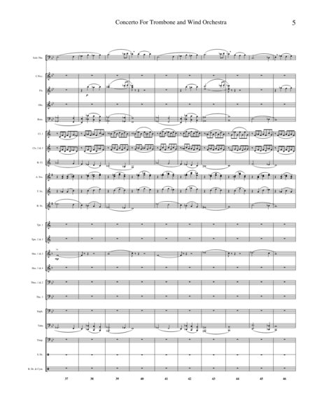 Rimsky Korsakov Trombone Concerto (transcribed for Concert Band) image number null