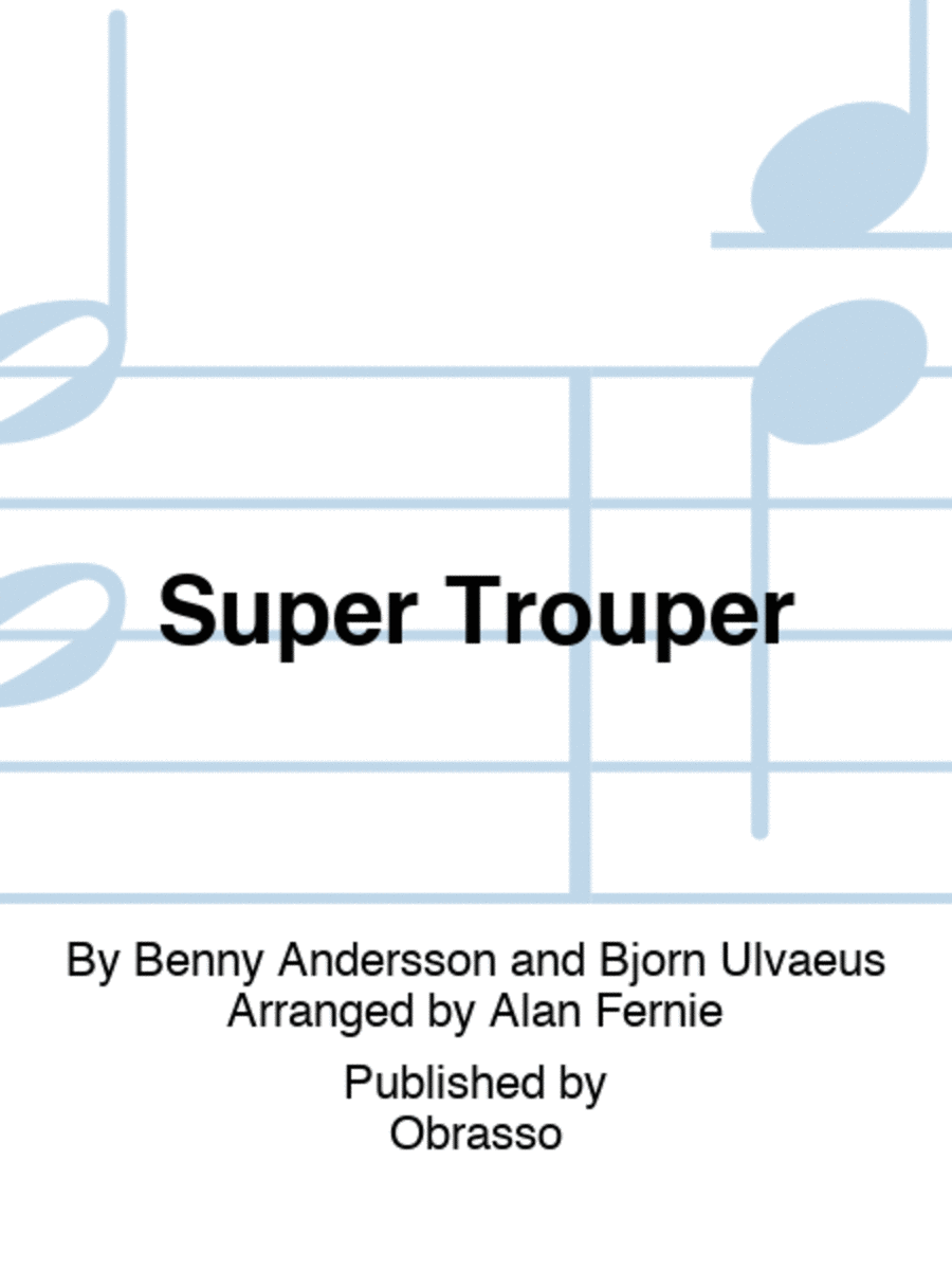 Super Trouper Super Trouper Brass Band scores gallery preview page 1