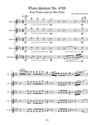 Flute Quintet No. 4728