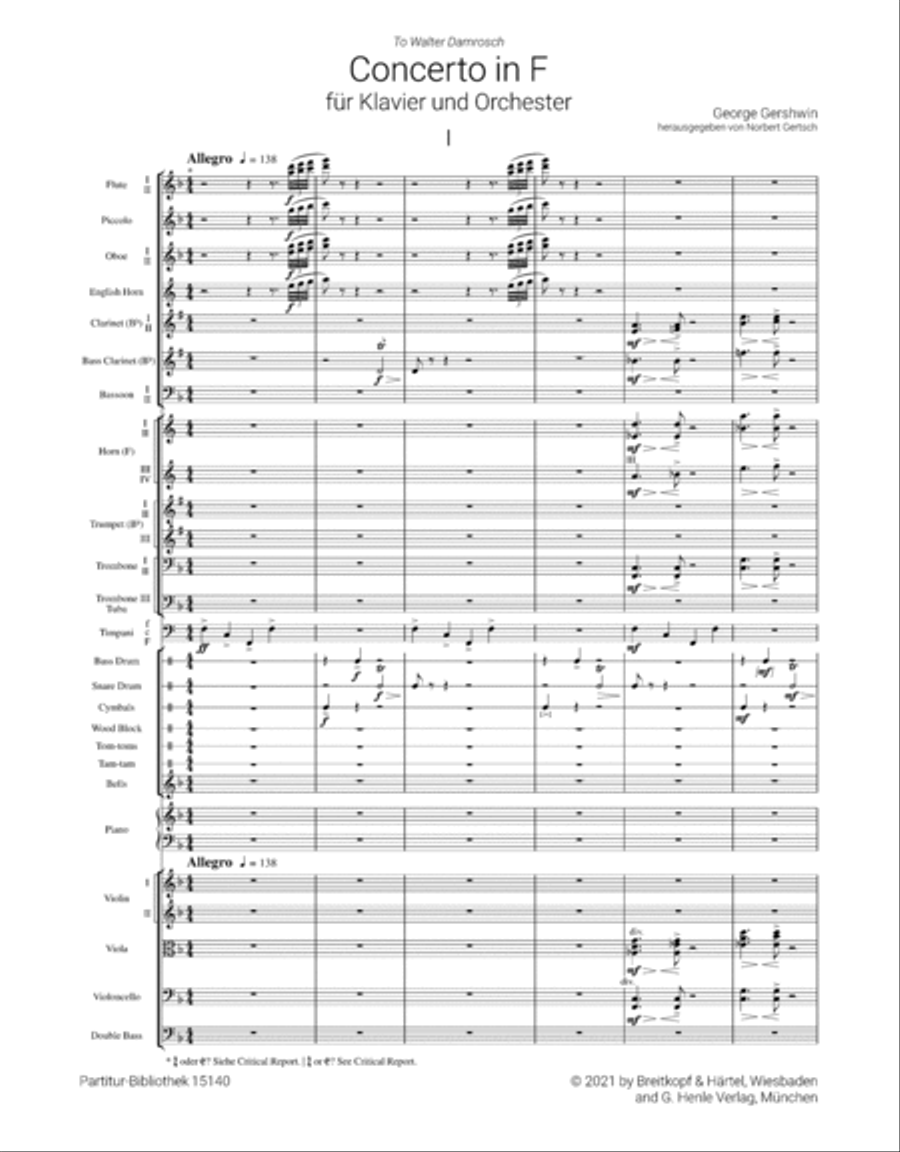 Concerto in F Concerto in F Orchestra scores gallery preview page 2