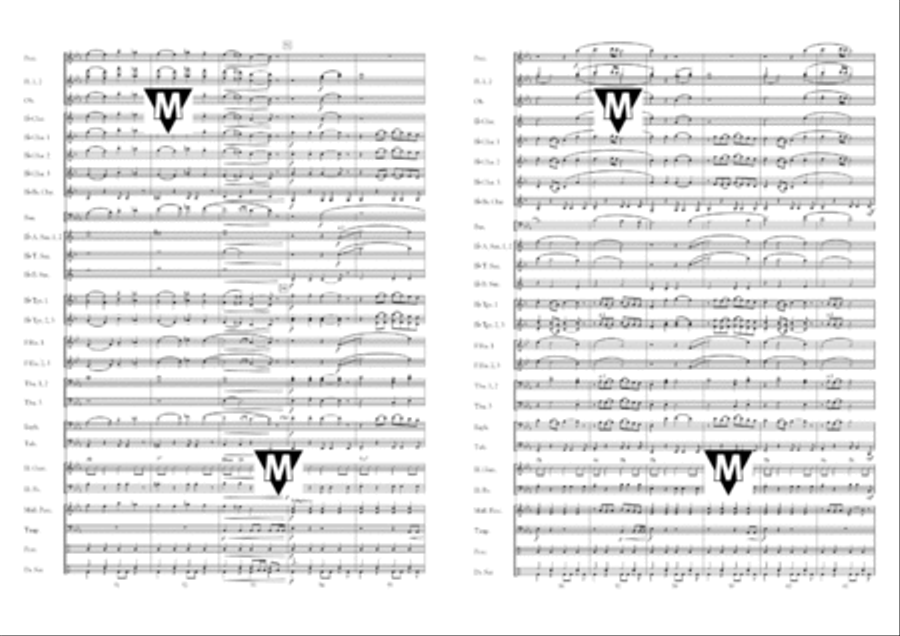 Uptown Girl Concert Band scores gallery preview page 7